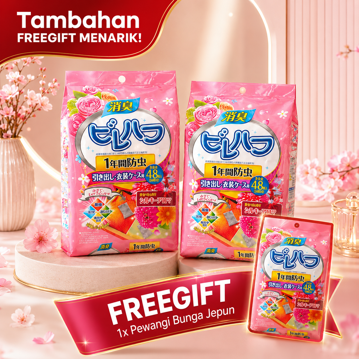 Set B - Pewangi Bunga Jepun